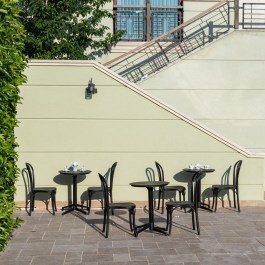 CANARY TABLE RECTANGULAR EXENDABLE WITH CHAMPAGNE ALUMINIUM 154+50cm  CANARY ΟΡΘΟΓΩΝΙΟ ΕΠΕΚΤΕΙΝΟΜΕΝΟ ΤΡΑΠΕΖΙ ΚΗΠΟΥ ΜΕ ΣΑΜΠΑΝΙΖΕ ΑΛΟΥΜΙΝΙΟ 154+50cm
